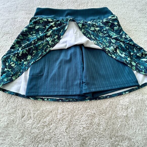 Smartwool Skort Green Merino Wool Blend Womens XS Activewear Performance - Picture 3 of 12